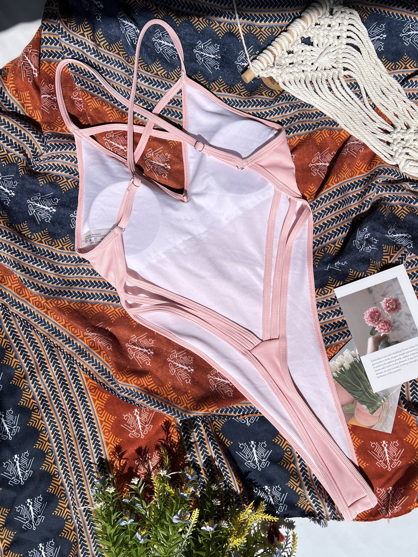 Monokini Swimsuits Women One-Piece Thong Swimwear Backless Bikini Sexy Bathing High Cut Bodysuit Brazilian