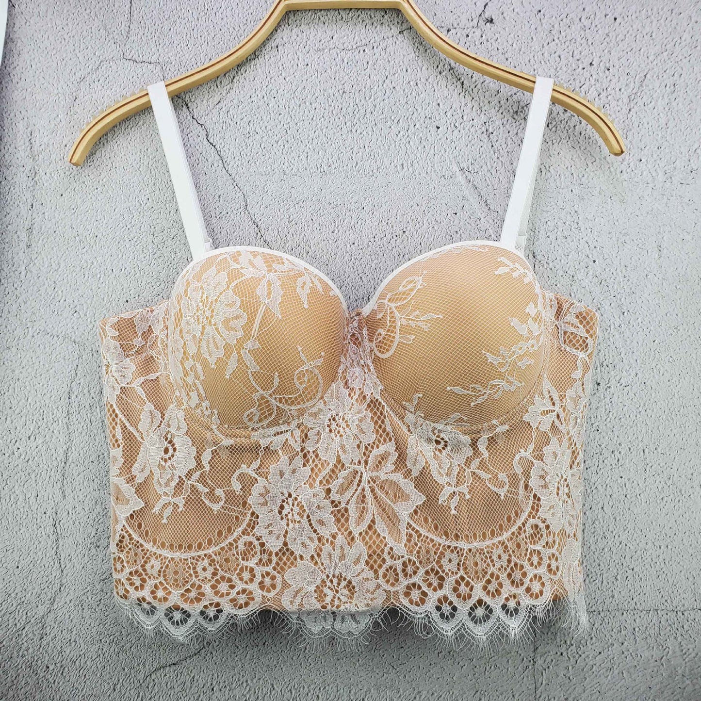 Ellolace Lace Corset Top Sexy Lingerie Bustier Underbust Corset Floral Bra Lace Corset Patry Bustier Top Sexy Bodice Wholesale