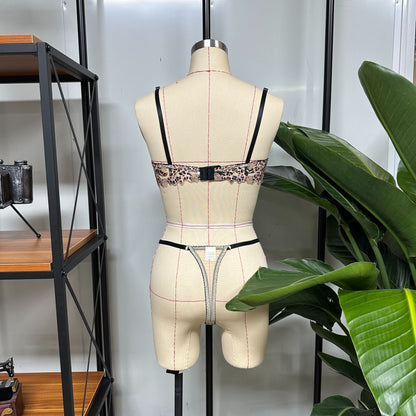 Ellolace Floral Lingerie Set Women 2 Piece See Through Delicate Underwear Fancy Bilizna Set Intim Goods Sexy Lace Outfits