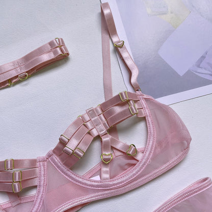 Ellolace Lingerie Porn Sissy Intimate Sexy Hot Hollow Out Female Underwear Fancy Langerie Body G-String Thongs Erotic Costumes