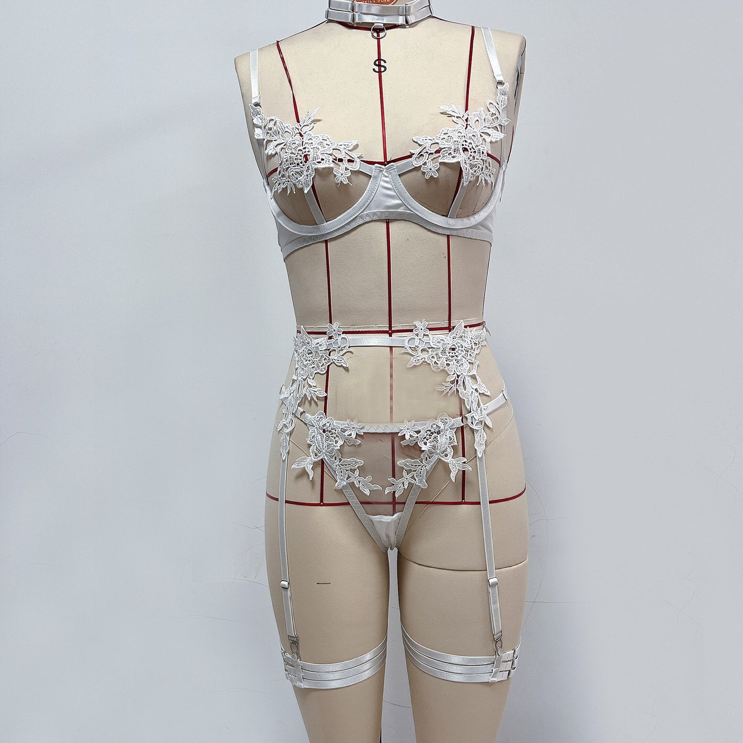 Ellolace Sensual Lingerie Open Bra See Through Fancy Underwear Uncensored Luxury Lace Porn Exotic Sets Sexy Outfits Intimate