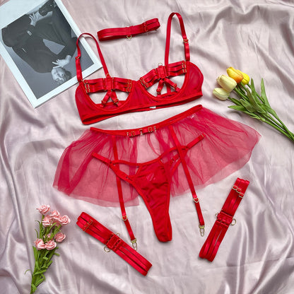 Ellolace Lingerie Porn Sissy Intimate Sexy Hot Hollow Out Female Underwear Fancy Langerie Body G-String Thongs Erotic Costumes