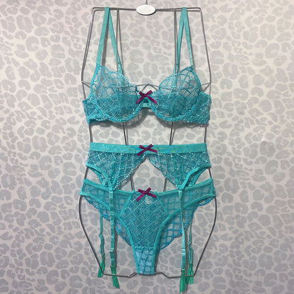 Ellolace Sensual Lingerie Plaid Embroidery Sexy Outfits For Woman Transparent Lace Seamless Underwear Delicate Erotic intim