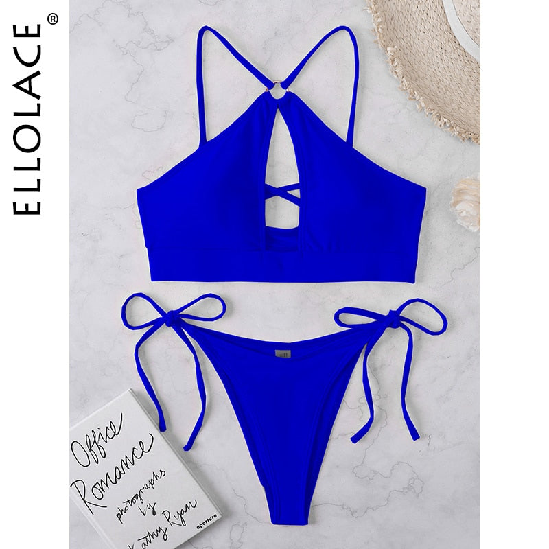 Swimwear Women Push Up Monokini Brazilian Beachwear Padded Hollow Out Micro Bikini Low Waist Extreme Sexy Thread